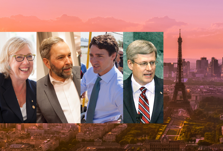 Canada Paris UN Summit climate change Harper Mulcair Trudeau Mulcair - National Observer