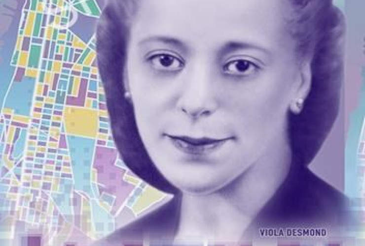 sample, $10 Canadian bill, civil rights icon, Viola Desmond, 