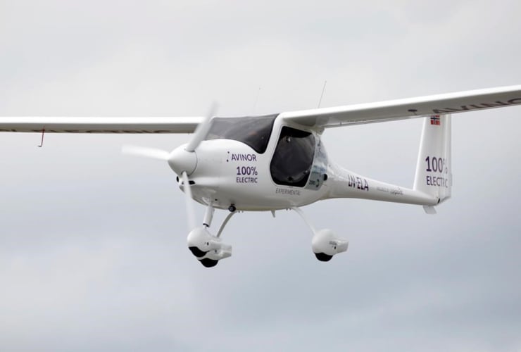 electric aircraft, Olso Airport, Gardermoen, Norway, 