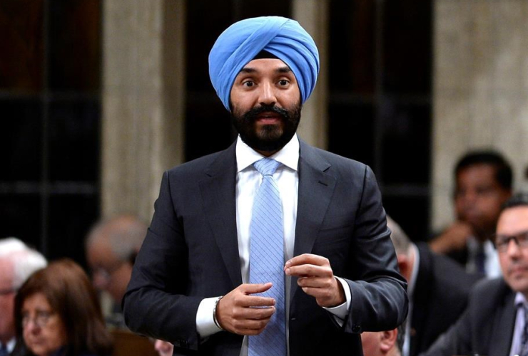 Minister of Innovation, Science and Economic Development, Navdeep Bains,