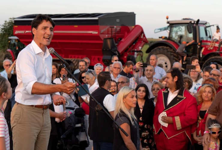 Justin Trudeau, Quebec, heckler, immigration