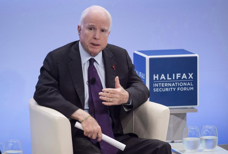 US Senator John McCain, Halifax International Security Forum, Halifax, 