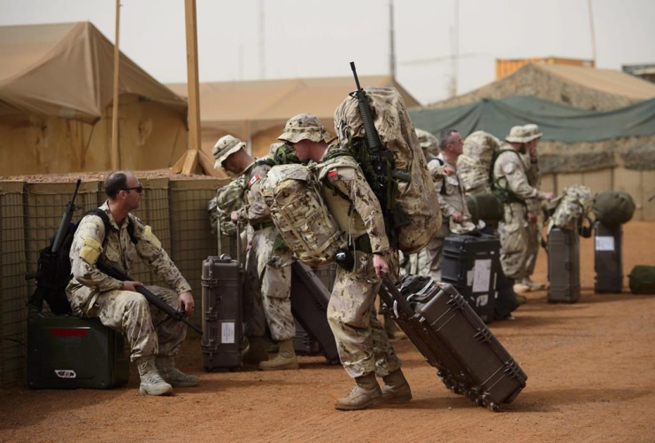 Canadian troops, UN base, Gao,