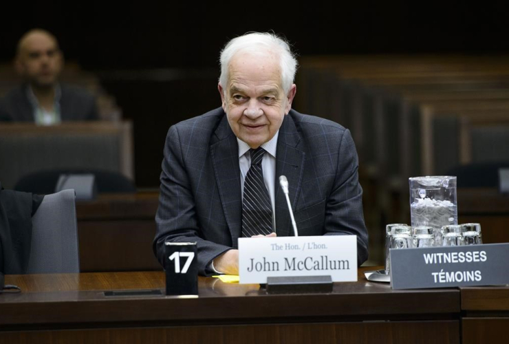 Canada's ambassador to China, John McCallum, 