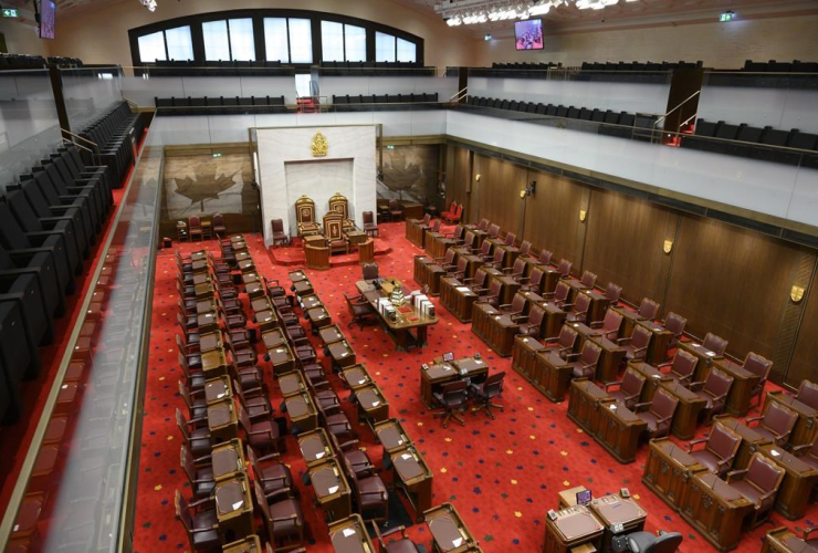 Senate of Canada building, Senate Chamber,