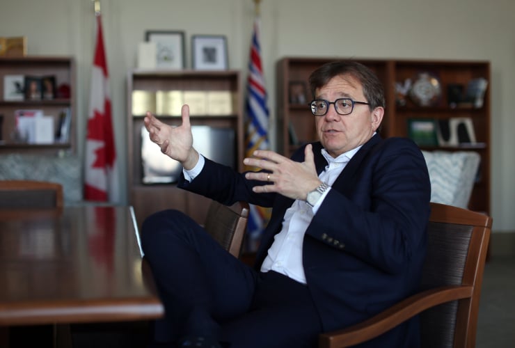 Canada's Minister of Energy and Natural Resources, Jonathan Wilkinson, speaking with the National Observer